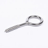 Duzun 304 stainless steel sheep's eye self-tapping screw eye screw with loop hook type ring hand screw M3 4 5mm M5 (sheep's eye self-tapping ring type) 2 pieces