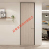 Meikejie minimalist light luxury frameless aluminum wooden door door set room door bathroom door glass door waterproof WBK-1 aluminum frame single package
