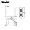 ASUSUITRAHOT industrial computer brand new ASUS industrial computer EBE-4U industrial computer host computer visual inspection 5PCIE Gigabit network card server desktop host replaces Advantech industrial computer EBE-4U/Q670EA/I3-12100 D5 16G memory/256G solid state