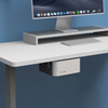 Meiyizhi Mac Studio wall-mounted/under-desk dual-use metal storage rack bracket to save space, padded and scratch-resistant steel plate material