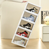 GOTO shoe box storage box installation-free all-in-one storage artifact transparent multi-layer plastic dust-proof simple acrylic storage box multi-functional folding storage shoe box 1 layer no wheels high transparent door panel