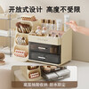 EACHY cosmetics storage box desktop dust-proof high-end large-capacity dressing table skin care product storage rack-cream yellow