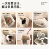 Meoof miao dabieye cat litter box semi-enclosed extra-large giant deep sand-resistant cat toilet rose pink