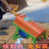 Riqiang electric corn household small 220V fully automatic corn peeling and corn threshing machine corn graining and bract threshing machine