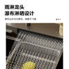 Ye Yuqiang gray kitchen sink Raindance large single-slot material sink with knife holder 68*45 top version