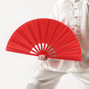 Extreme space folding fan Kung Fu fan martial arts performance dance fan birthday gift Chinese style one-foot red Tai Chi fan