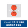 American HUBBELL HBL8300RMRI IG8300 American standard power socket wall plug IG8300+ aluminum panel
