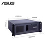ASUSUITRAHOT industrial computer The new ASUS industrial computer EBE-4U industrial computer host computer for visual inspection Core 6th and 7th generation processor desktop host can replace Advantech industrial computer EBE-4U/H610A/I5-12400 16G memory/512G solid state + 1T machinery