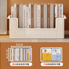 Under-desk book storage box classroom bag rack pulley removable book box student desktop book storage box bookshelf cream white 1 pack can be rotated 360