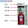Heptafluoropropane fire extinguishing device cabinet type clean gas automatic fire extinguishing device equipment chemical fire fighting equipment inspection can pass 40L heptafluoropropane cabinet type