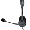 Logitech H111 Stereo Headset with Microphone Computer Laptop Office Headset Black Single Pack