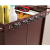 Hotel room linen cart service cart work cart work room entrance cart hanging mop rack tool clip hook only mop rack