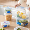 LOCK&LOCK imported crisper box microwave lunch box plastic lunch box sealed lunch box refrigerator storage box 2.1L round