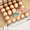 WCZ German egg storage box drawer-type refrigerator special household food-grade sealed fresh-keeping egg rack kitchen double-layer large 40 grid transparent color