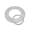He Jiangong flange gasket PTFE gasket PTFE gasket DN15/20/25/32/40/50/65/80/100 flange PTFE flat gasket DN250=10 inches