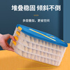 Magic Bean Shenghuo Dumpling Box, Household Food-Grade Dumpling Freezer, Special Sealed Preservation Box, Wonton Express, Tiffany Blue, One Layer, One Cover, Approximately 60 Dumplings/Anti-stick