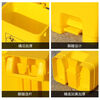 Laboratory special trash can medical waste medical hospital large capacity yellow covered clinic waste foot dirt sharp tool box 120 liter extra thick medical turnover box