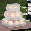 Ruolin outdoor shockproof egg carton storage box portable camping shatterproof egg tray household plastic protective box travel anti-fall 2-grid egg carton anti-fall and shockproof 1 pack