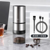 Mongdio bean grinder electric coffee bean grinder CNC steel core coffee grinder space silver 420 steel core 38-speed external adjustment