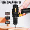 Deli electric drill hand drill rechargeable household multi-functional electric screwdriver driver hardware tool box set 85-piece household lithium electric drill set DL1085L