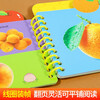 Tear-proof early education flip card full set of 6 volumes in Chinese and English, official authentic children's book, 0 to 1 to 3 years old baby enlightenment cognitive picture book, 2 years old, one and a half two year old baby book, baby book, young children's enlightenment puzzle, early education, fruits, vegetables, colors, animals, picture recognition, toy book, Sunshine Baby, good baby learning starting book, object recognition card, Jingdong