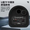 Jinzheng L2 car Bluetooth audio car subwoofer dedicated USB card active speaker high power portable three-purpose 12V/24V/220V tunnel 6 inches