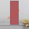 Meikejie minimalist light luxury frameless aluminum wooden door door set room door bathroom door glass door waterproof WBK-1 aluminum frame single package