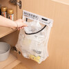 Kitchen garbage bag storage artifact wall-mounted large-capacity storage bag plastic bag storage Velcro mesh bag off-white 1 pack