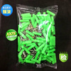 He Jiagong green plastic expansion tube expansion rubber plug 8mm self-tapping screw expansion plug expansion plug rubber granule M8 expansion screw 1 package 50 screws + 50 rubber plugs