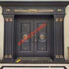 Meikejie villa door rural double door zinc alloy self-built house entrance door four-open double door luxury imitation copper door style one