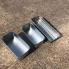 Trash can liner, outdoor peel box inner barrel, stainless steel galvanized plate sanitation square, round, no lid, thickening, customized 40 liter iron bucket with lid (ten) black