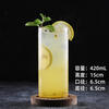 Meikejie Japanese straight cup Colin cup cocktail cup highball highball cup Long Island ice tea glass long drinking cup long wine glass Colin cup - round 65x150 420ml