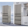 Panasonic (Panasonic) Japan imported 589 liter French multi-door refrigerator household six-door smart Nanoyi sterilization automatic ice making -3 micro-freezing freshness NR-F601XT-C5