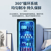 Amoi Ice Bar Freezer European Style Constant Temperature Wine Cabinet Hotel Home Living Room Refrigerator Mini Small Single Door Office Fresh Display Sample Tea Beverage Medicine Cabinet Fully Refrigerated + Blue Light Lamp Level 1 Energy Efficiency 109 Liters