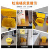 Laboratory special trash can medical waste medical hospital large capacity yellow covered clinic waste foot dirt sharp tool box 120 liter extra thick medical turnover box