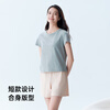 Yiershuang Class A 7A antibacterial, anti-mite and deodorizing 100% cotton women's T-shirt can be worn outside, round neck short-sleeved bottoming shirt for women
