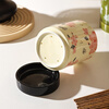 Sheri Japanese-style high-looking chopstick tube tableware storage box chopstick tube chopstick cage household ceramic drain chopsticks and spoons storage shelf beige cherry blossom style - ceramic base drainable | with base