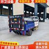 Electric three-wheel tailgate garbage truck, hydraulic lifting garbage can removal truck, 6-8 barrel classification garbage can transfer truck, support to make up the balance before delivery, consult customer service