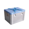 EPP insulated box foam box commercial stall takeout delivery box food grade cold chain transportation 18L insulated box (grey bottom blue lid) 1