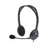 Logitech H111 Stereo Headset with Microphone Computer Laptop Office Headset Black Single Pack