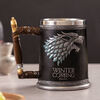 KYODO Jingmei Multi-Iron Cup Game of Thrones Beer Mug 304 Steel Creative Wine Glass Mug Embossed Large Capacity Holy Sword Handle Cup