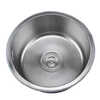 304 stainless steel sink basin for harvesting rural firewood stoves, smokeless stove round basin, 280 round basin, 28CM round basin, 304 stainless steel