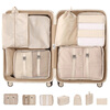 Huaqi Valley travel storage bag clothing suitcase storage bag portable portable classification sorting package seven-piece set