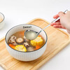 Guofeng 304 stainless steel soup spoon large long handle large mouth drinking spoon eating deepened household soup porridge spoon food grade 304 deepened drinking spoon