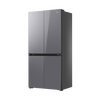 Haier 518L refrigerator 594mm professional ultra-thin zero-embedded cross-door refrigerator cross-door household refrigerator first-class energy efficiency variable frequency air-cooled frost-free refrigerator dry and wet separate storage + EPP ultra-clean system + three-speed variable temperature