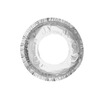 Gas stove oil-proof sticker kitchen gas stove round thickened aluminum foil stove cleaning protective pad stove tin foil round thickened and enlarged 50 pieces no specifications