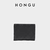 Honggu Bag Wallet New Cowhide Wallet Women's Short Wallet Fashion Diamond Coin Purse Wallet Women's New Year Gift Black