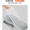 Shantou Lincun is suitable for extra large 60cm mop bucket multifunctional rectangular plastic bucket with drain outlet large 60CM bottom with pulley with drain outlet + drain board