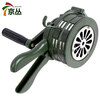 Jingcong hand-cranked alarm, emergency, disaster prevention, air defense evacuation drill, manual alarm, military green