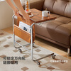 Lin's home retro mobile bedside table sofa side table bay window desk small apartment writing computer table wood industry BG056